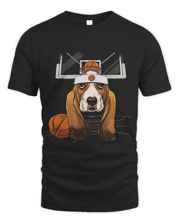 Basset Hound Basketball Dog Lovers Basketball Player 401