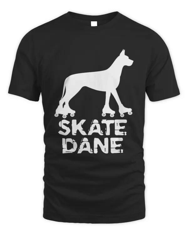 Skate Dane Roller Skating Great Dane Dog Owner Rescuer Funny 204