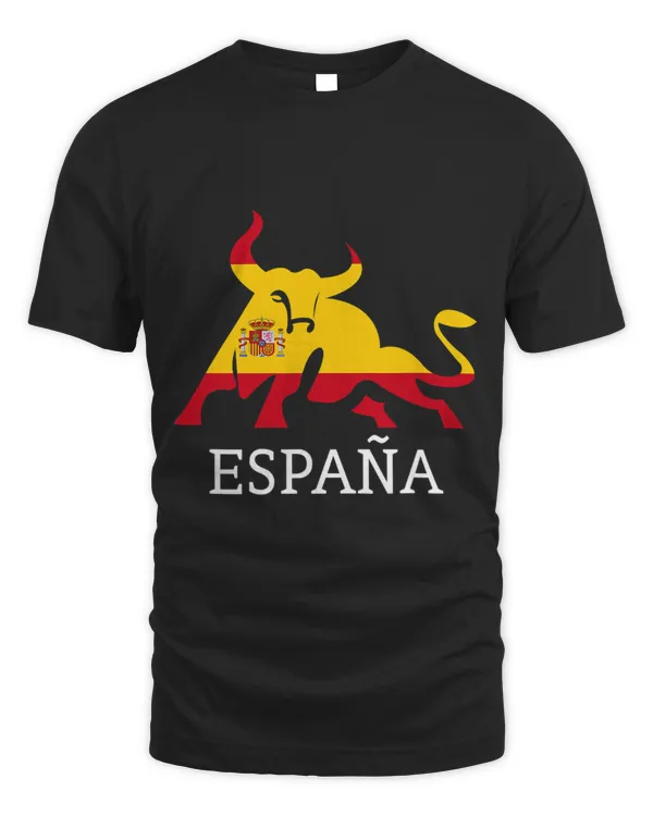 Spain Spanish Flag Souvenir Toro España Bull Silhouette 325