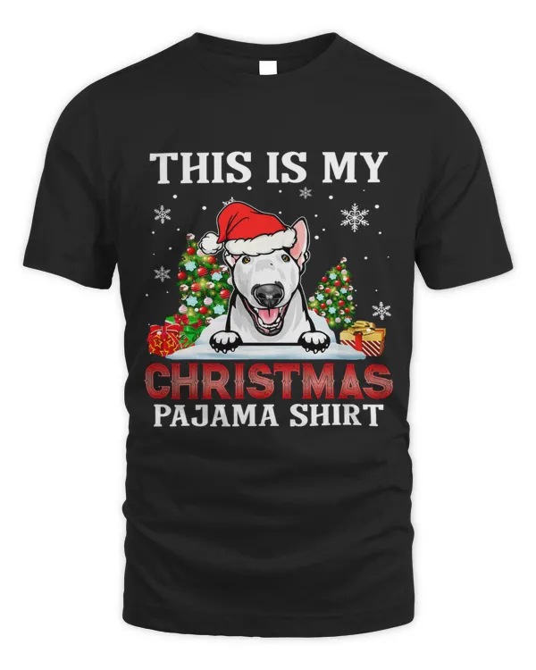 This Is My Christmas Pajama Bull Terrier Christmas Ornament 332