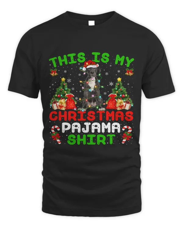 This Is My Christmas Pajama Great Dane Dog Christmas 242