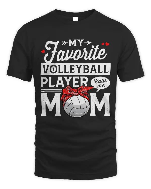 Volleyball Sport Lover Womens My Favorite Volleyball Player Calls Me Mom Volleyball Mom 88