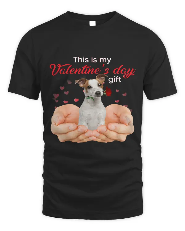 Cute Jack Russell Terrier This Is My Valentines Day Pajama