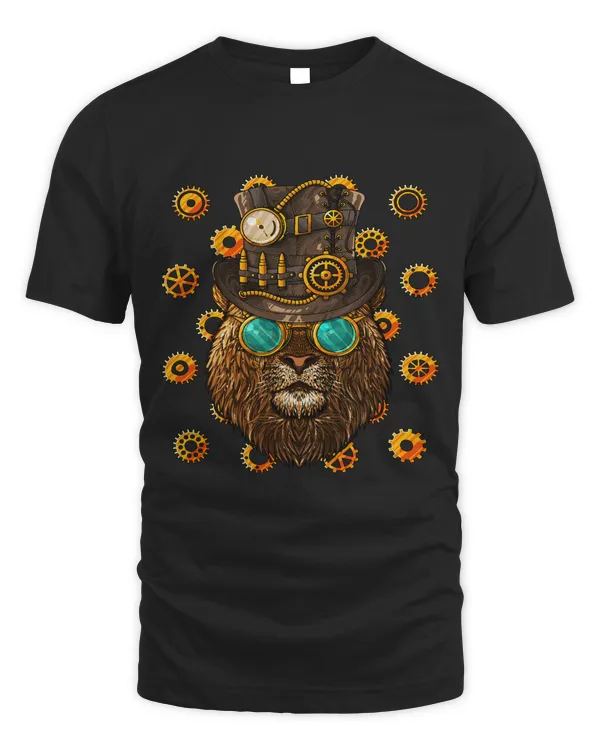 Steampunk Lion Medieval Victorian Steam Powered Animal