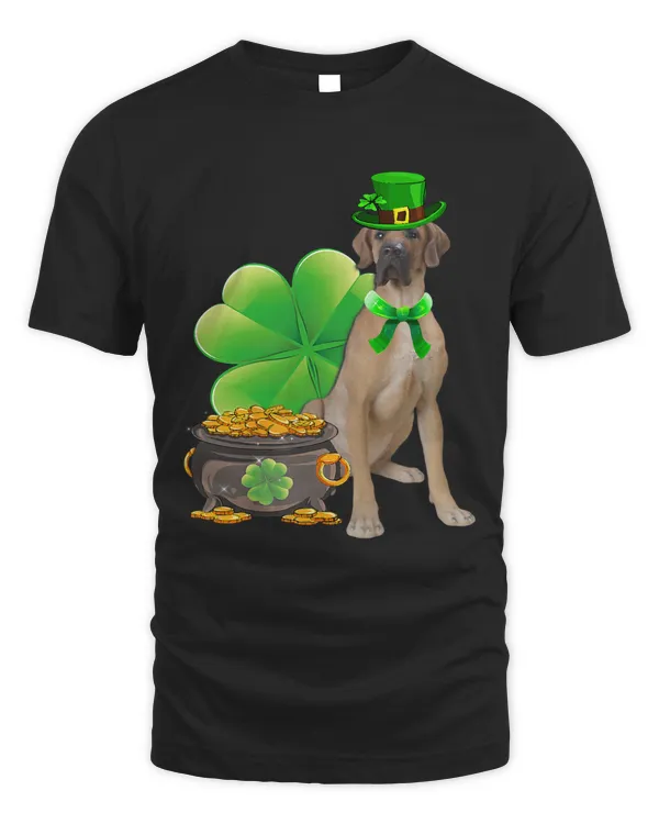 Great Dane Dog Shamrock St Patricks Day Dog Irish Gift