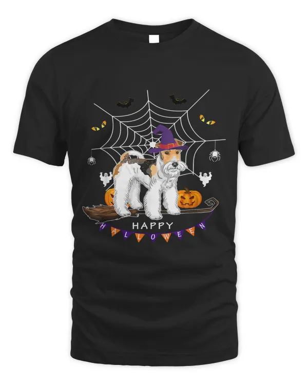 Airedale Witch Pumpkin Kids Mens Womens Dog Lover 172