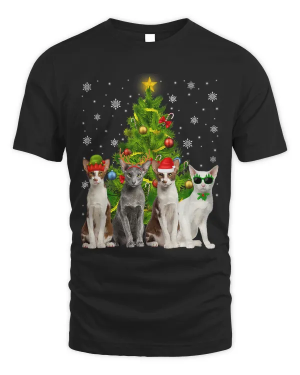 Cat Oriental Christmas Tree Funny Cat Lover Cat Owner 273