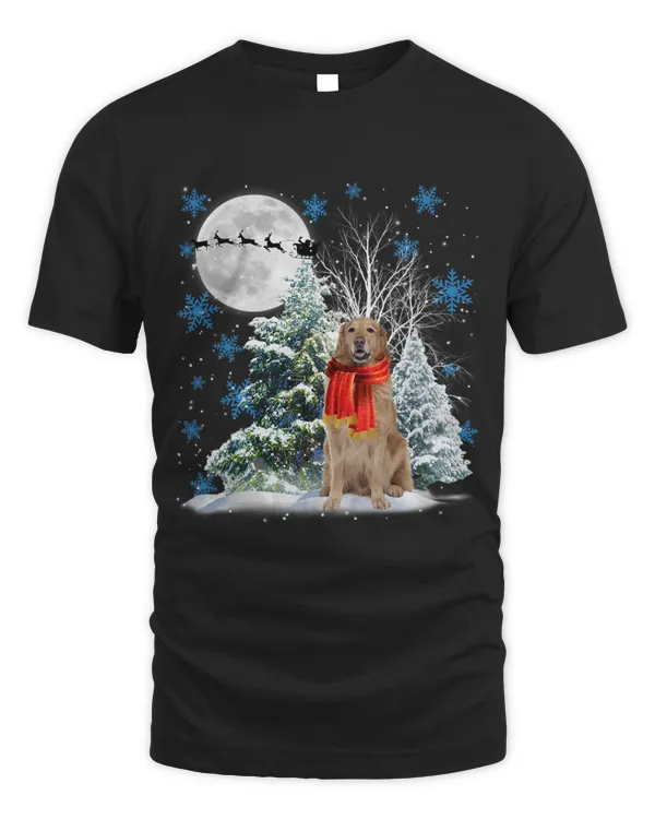 Hovawart Under Moonlight Snow Christmas Pajama 116