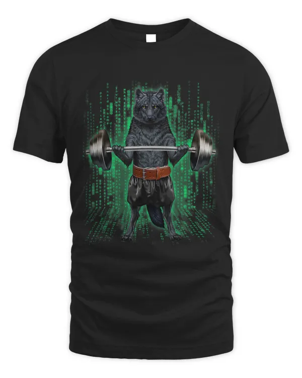 Black Wolf Weightlifting in Cyber Fitness Gym