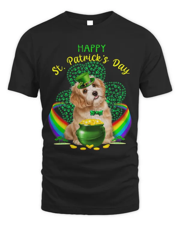 Happy St Patricks Day Shih Tzu Leprechaun Hat Shamrocks