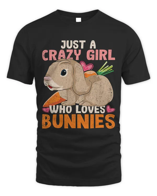 Cute Bunny Lover Girls Women Pet Animal Carrot Rabbit