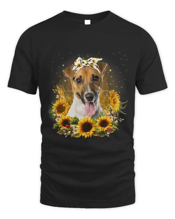 Sunflower Jack Russell Terrier Dog Mothers Day For Women