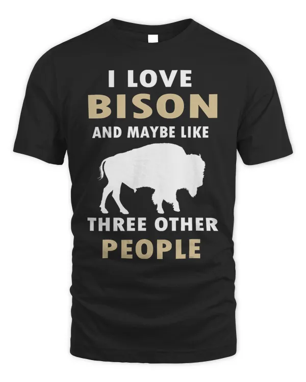 American Bison Buffalo Animal T shirt Gift Idea Bison Animal