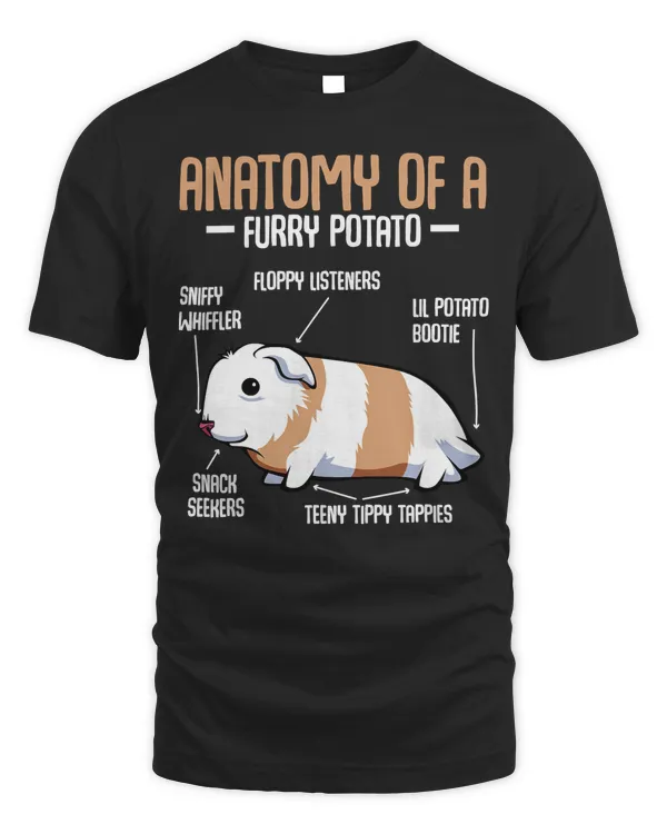 Anatomy Of A Furry Potato Guinea Pig Household Pet Animal T-Shirt