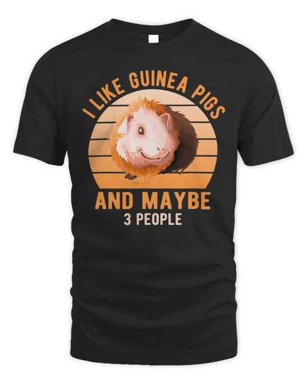 I like guinea pigs wheek Cavy Lover Guinea Pig Mom Pet T-Shirt