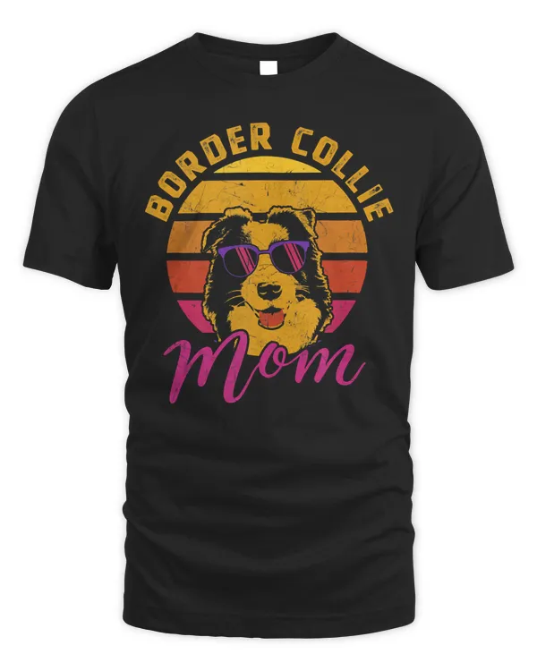 Border Collie Mom Funny Dog Owner Gift Tank Top
