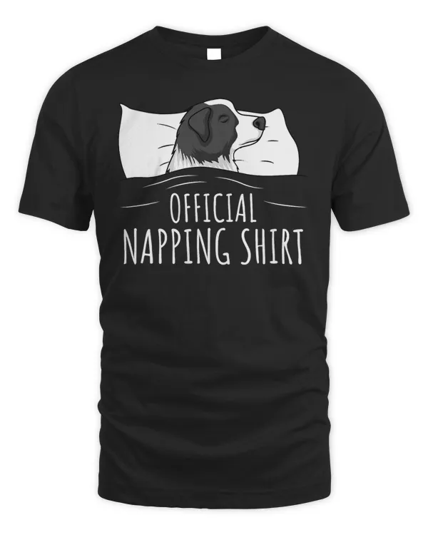 Sleeping Border Collie Official Napping T-Shirt
