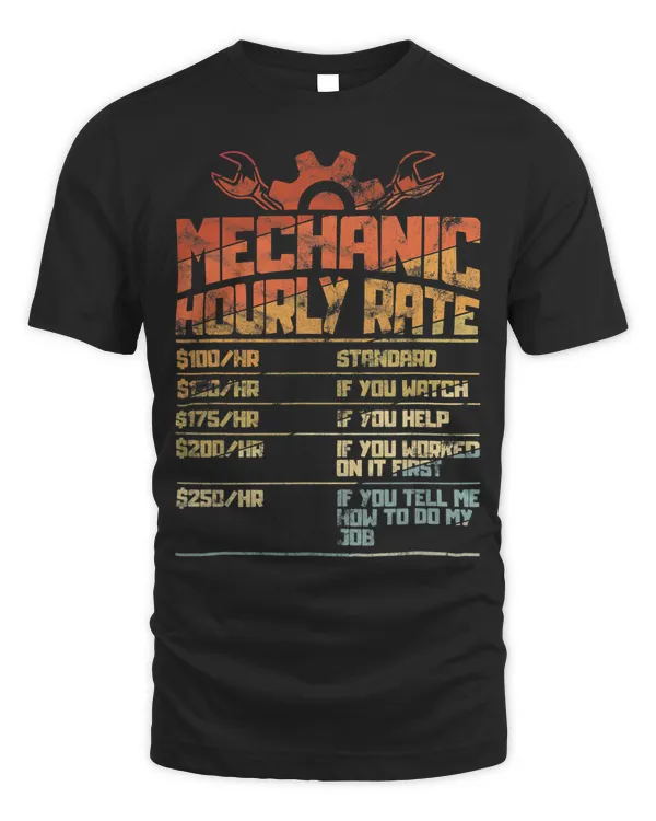 Car Mechanic Hourly Rate Cool Mechanic Outfit Retro