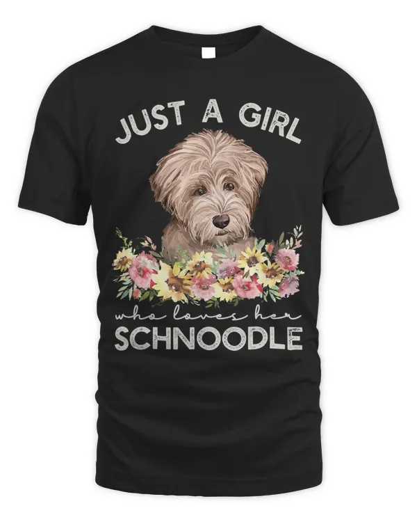 Schnoodle Dog Gift Just A Girl Who Loves Her Schnoodle