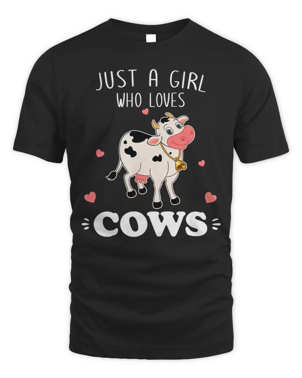Cow Just A Girl Who Loves Cows T-Shirt