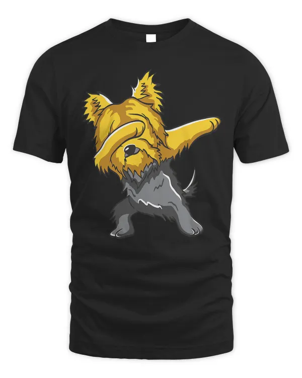 Dabbing Yorkie Shirt  Yorkshire Terrier T-Shirt
