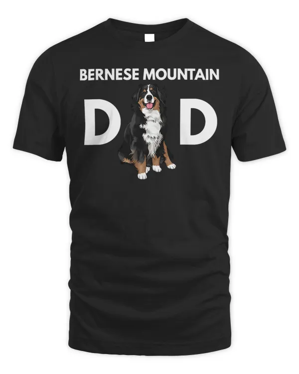Bernese Mountain Dog Dad Funny Dog Dad Bernese Mountain Dad Long Sleeve T-Shirt