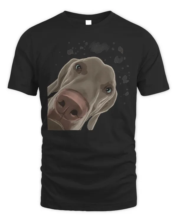 Funny Curious Dog Weimaraner T-Shirt