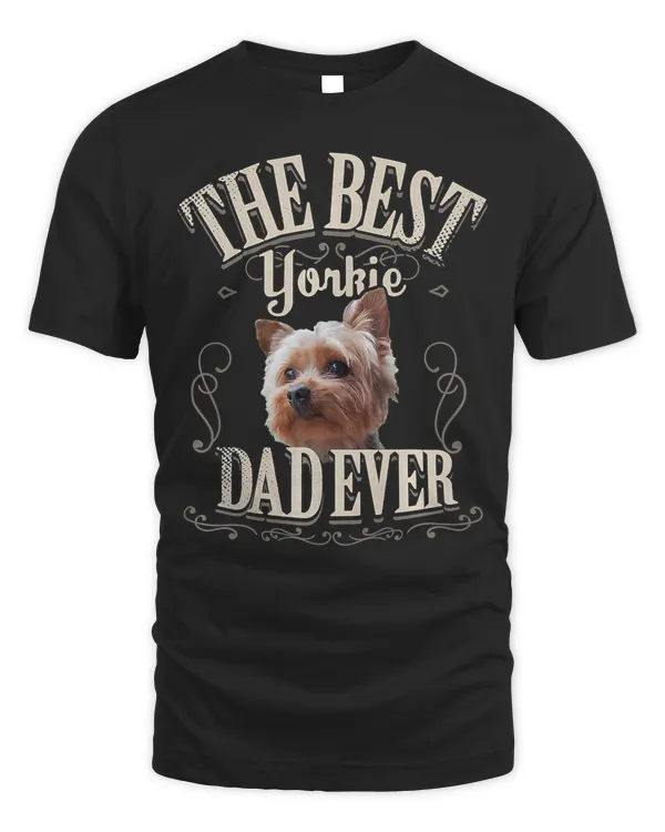 Mens Best Yorkie Dad Ever Yorkshire Terrier Dog Parent Gifts Men Premium T-Shirt
