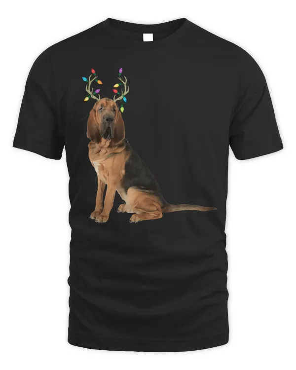 Bloodhound Reindeer Christmas Dog Sweatshirt