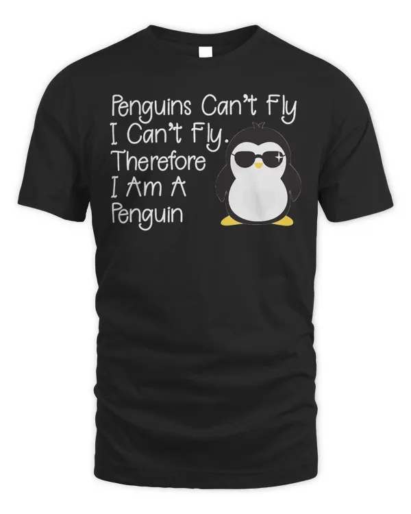 Penguins Can't Fly Penguin Hoodie Penguin Pullover