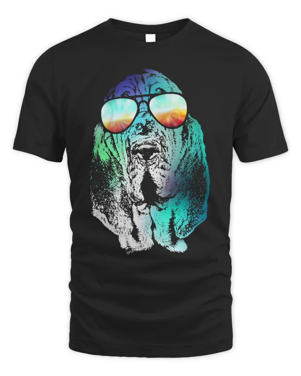 Disco Groovy Bloodhound T-Shirt Dog Gift