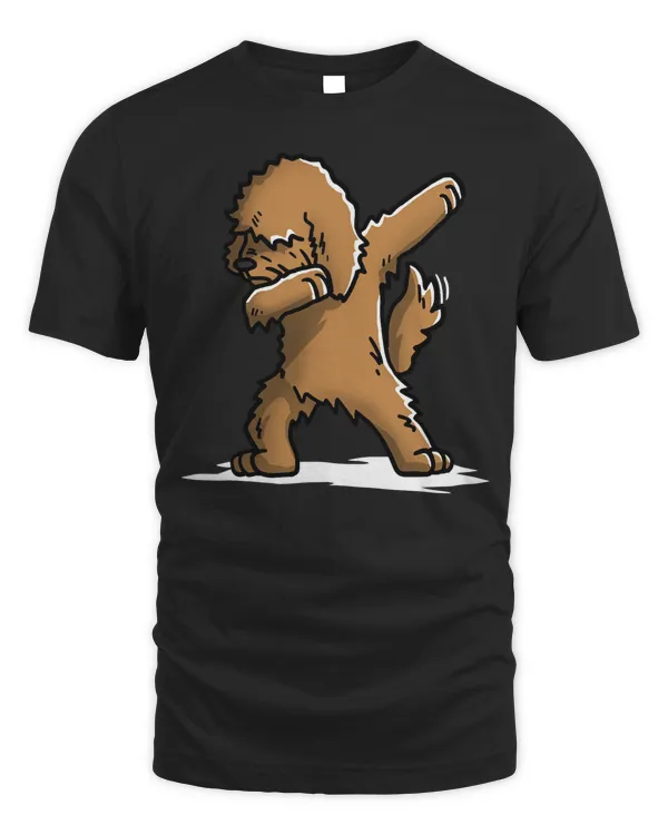 Funny Dabbing Goldendoodle Dog T-Shirt Dab Dance Gift Shirt