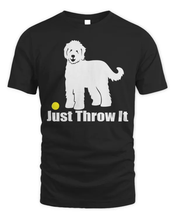 Just Throw It  Nickerstickers Goldendoodle Labradoodle Long Sleeve T-Shirt