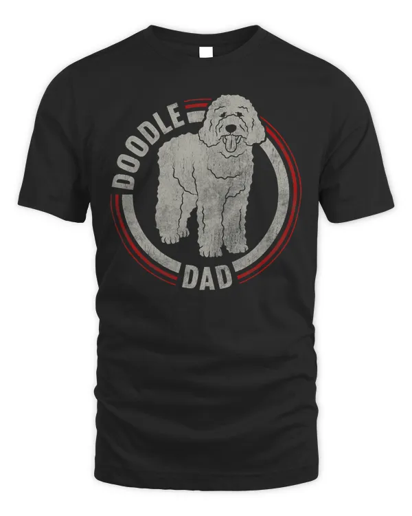 Mens Doodle Dad - Men's Goldendoodle Vintage T-Shirt