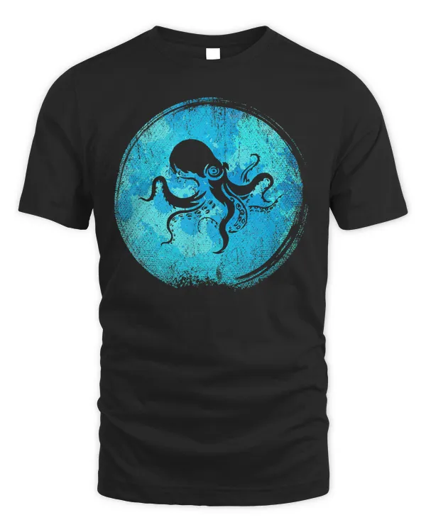 Blue Octopus T-Shirt