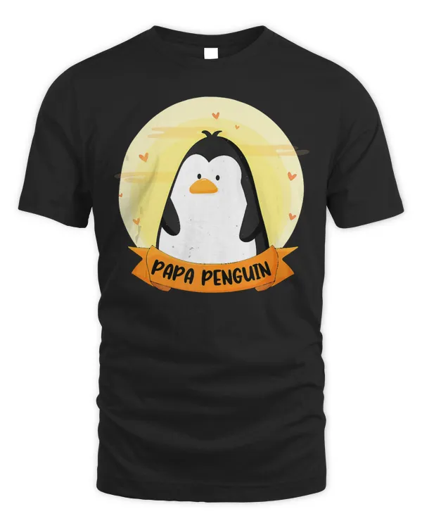 Funny Men's Penguin Lovers Dad Father Daddy Papa Penguin Tank Top