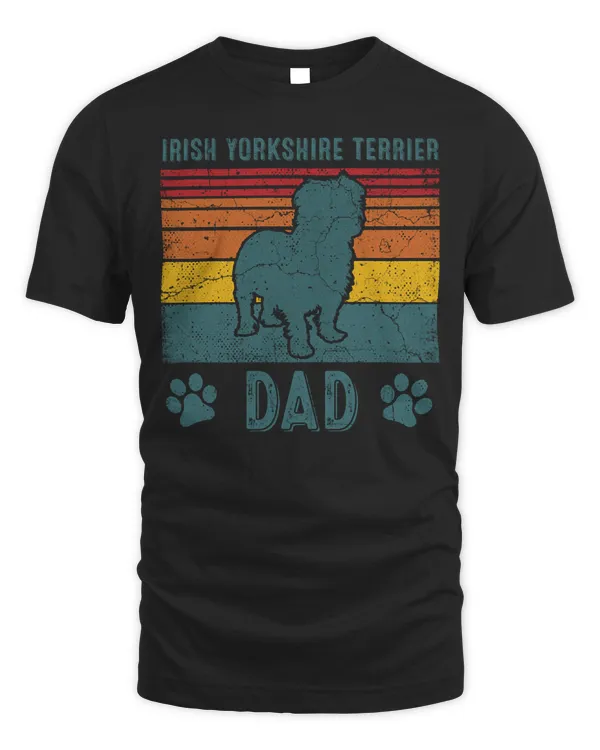 Dog Irish Yorkshire Terrier Dad Pullover Hoodie