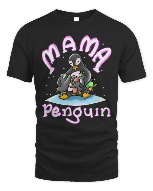 Mama Penguin  Cool Mommy Flippers Funny Women Mother Gift Sweatshirt