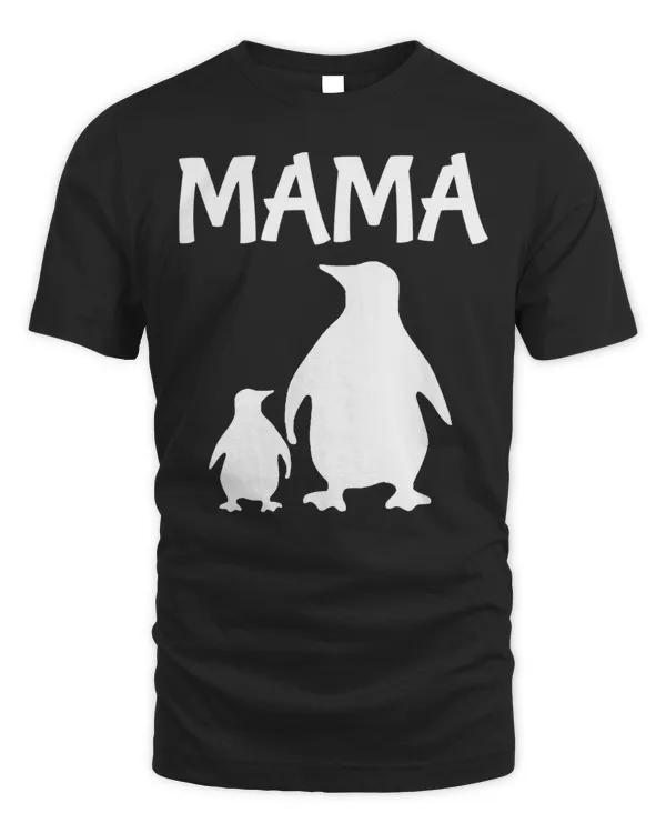 Mama Penguin Cute Penguins Mother Mom Pullover Hoodie