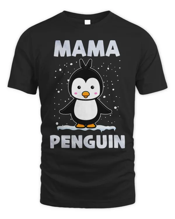 Mama Penguin Lovers Mommy Mother's Day T-Shirt