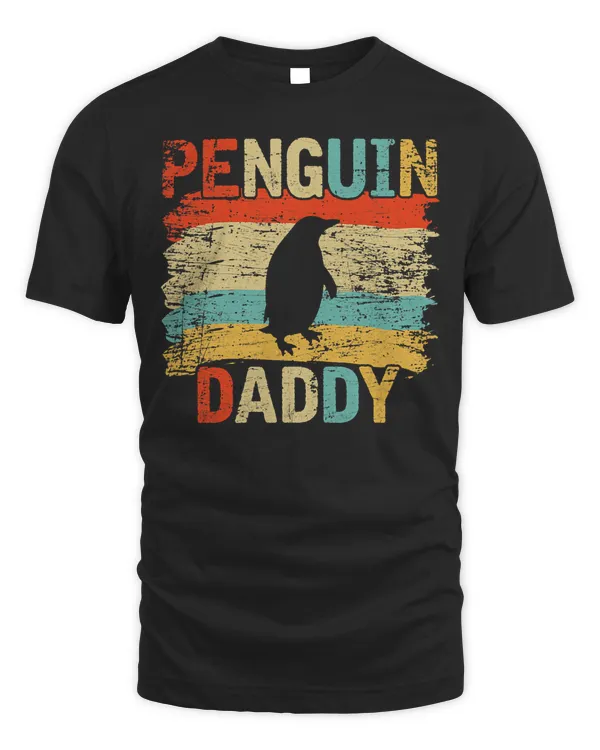 Penguin Daddy Father Dad T-Shirt