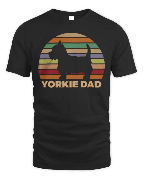 Mens Yorkie Dad Men Boys Yorkshire Terrier Owner Premium T-Shirt