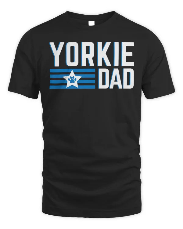 Mens Yorkie Dad Tshirt - Yorkshire Terrier Dad Gift Idea Copy