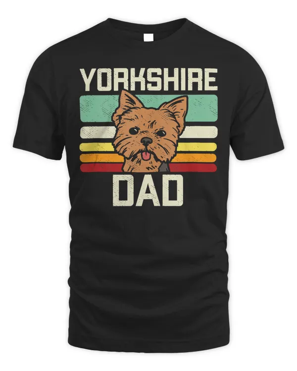 Mens Yorkshire Dad Yorkshire Terrier Dog Funny Yorkie Tank Top