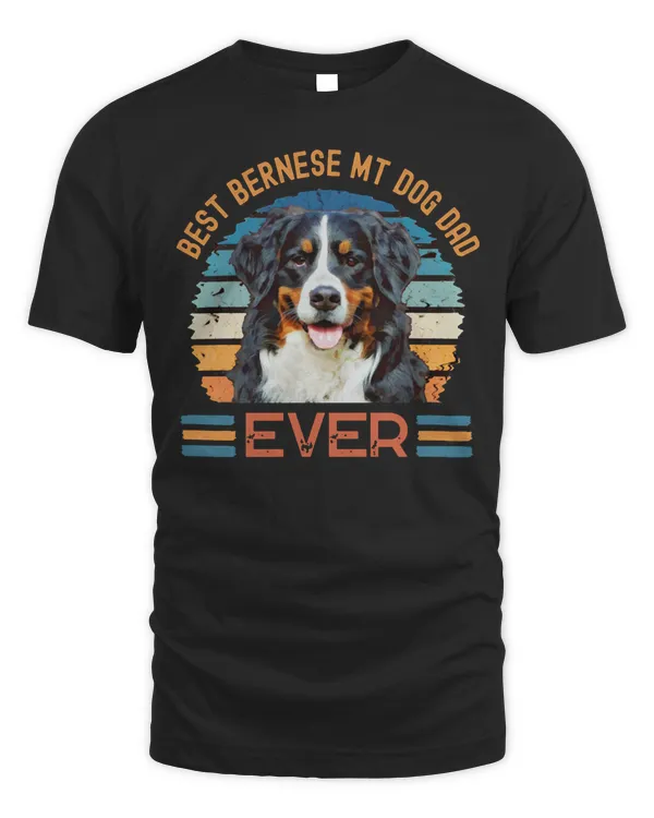 Best Bernese Mountain Dog Dad Ever dog Father's Day tee Pullover Hoodie