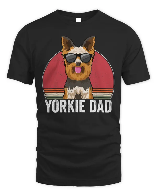 Yorkie Dad Dog Apparel Yorkshire Terrier Owner for Men T-Shirt
