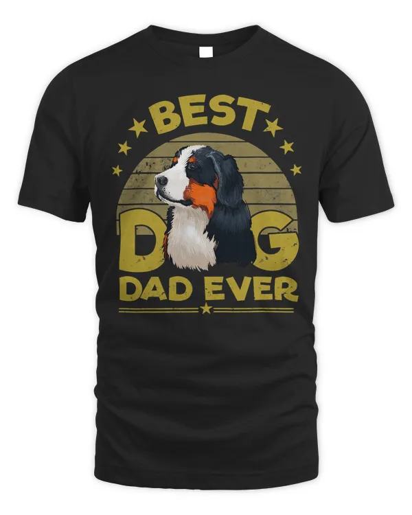 Dogs 365 Best Bernese Mountain Dog Dad Ever Gift For Men T-Shirt