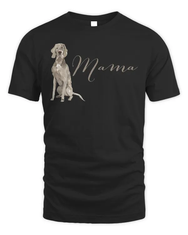 Weimaraner Dog Mama Shirt, Weimaraner Doggy Mom Present Mom T-Shirt