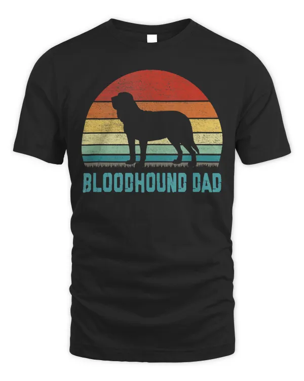 Vintage Bloodhound Dad - Dog Lover Tank Top