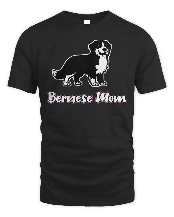 Womens Bernese Mountain Dog Shirt - Bernese Mom V-Neck T-Shirt Copy